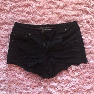 Black American Eagle Shorts